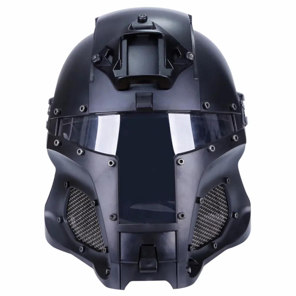 Cycling Gear In Winter - Casco tattico modulare medievale Iron Warrior