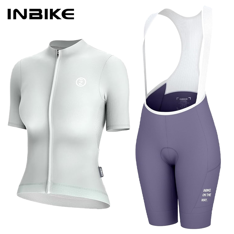 Padded Cycling Shorts - Set da Ciclismo INBIKE per Donne,
