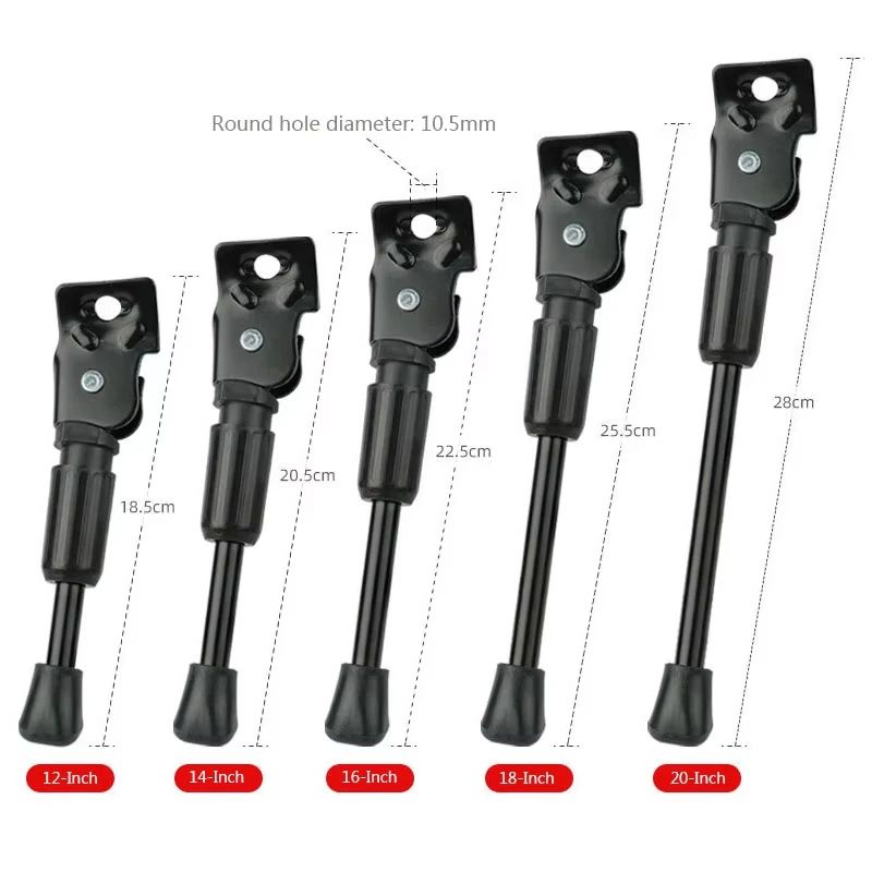 Bicycle Kickstand - Cavalletto Laterale per Bicicletta da 12/14/16/18/20