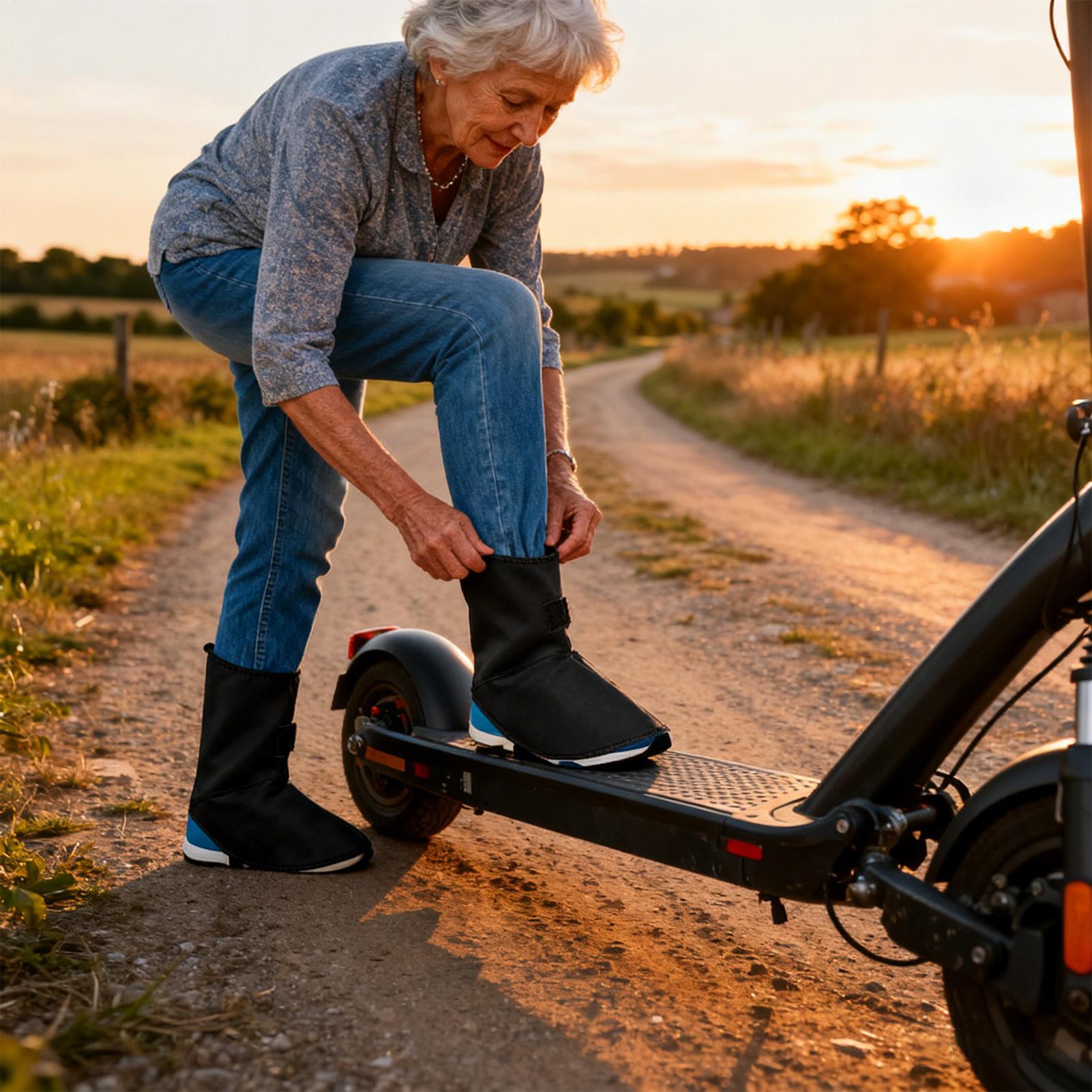 Cycling Gear In Winter - Copriscarpe da ciclismo impermeabili Copriscarpe caldi