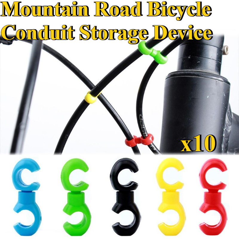 Cyclo Gear - Set di 10 Clip in Plastica