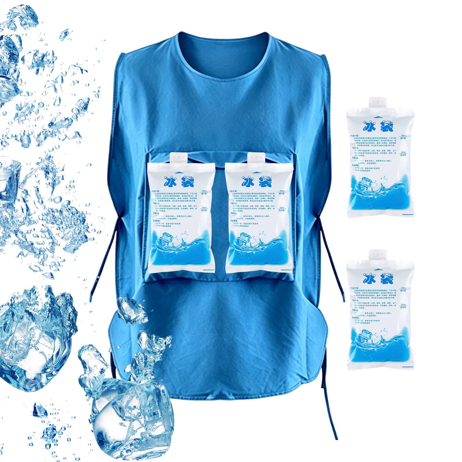 Cycling Heat Gear - Gilet rinfrescante con 4 impacchi di