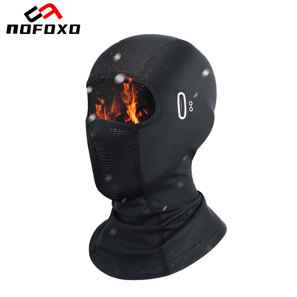 Cycling Gear In Winter - NOFOXO Maschera invernale per motociclismo Berretto