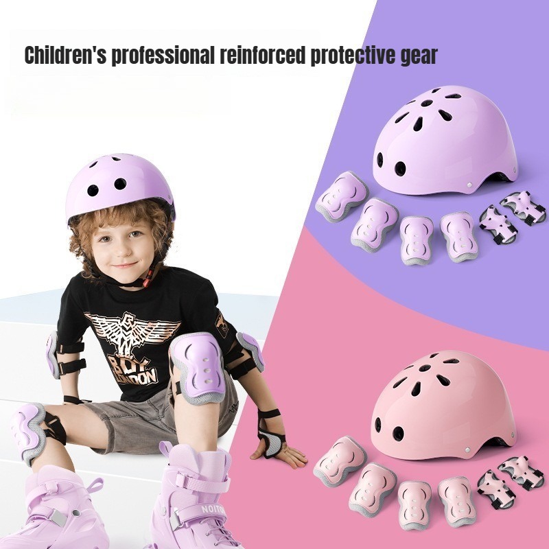 Cycling Protective Gear Kids - Set di 7 Pezzi per Bambini