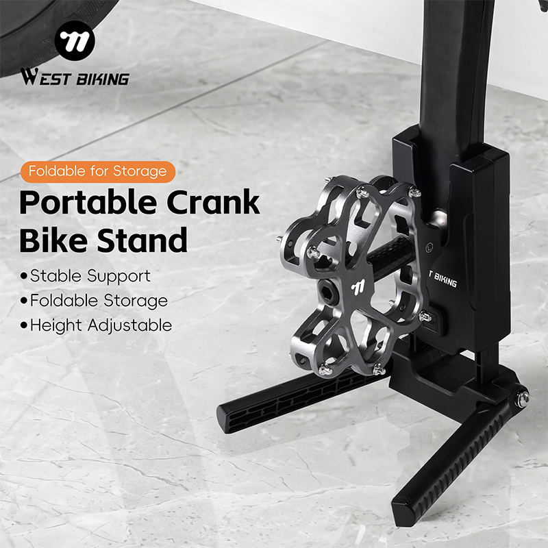 Bicycle Kickstand - WEST BIKING Cavalletto Pieghevole Portatile per