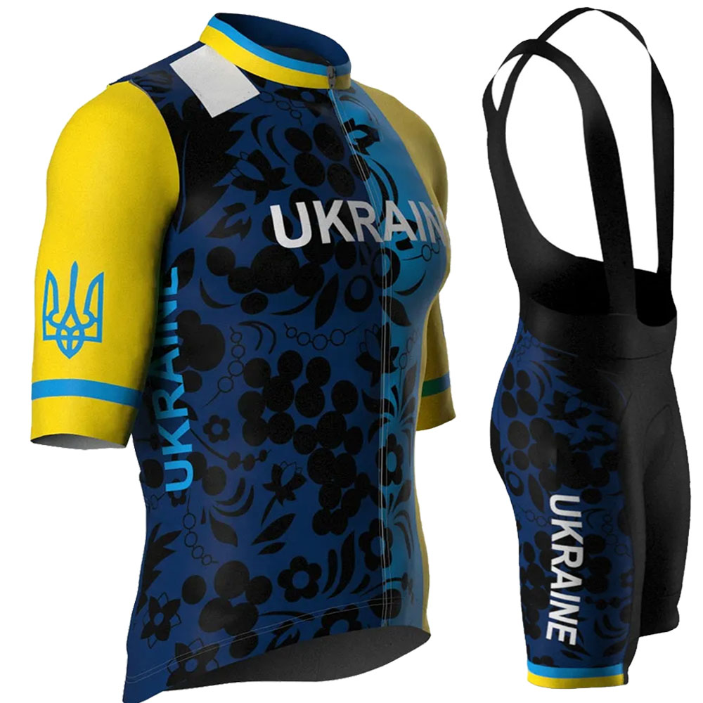 Padded Cycling Shorts - Completo da Ciclismo della Nazionale Ucraina