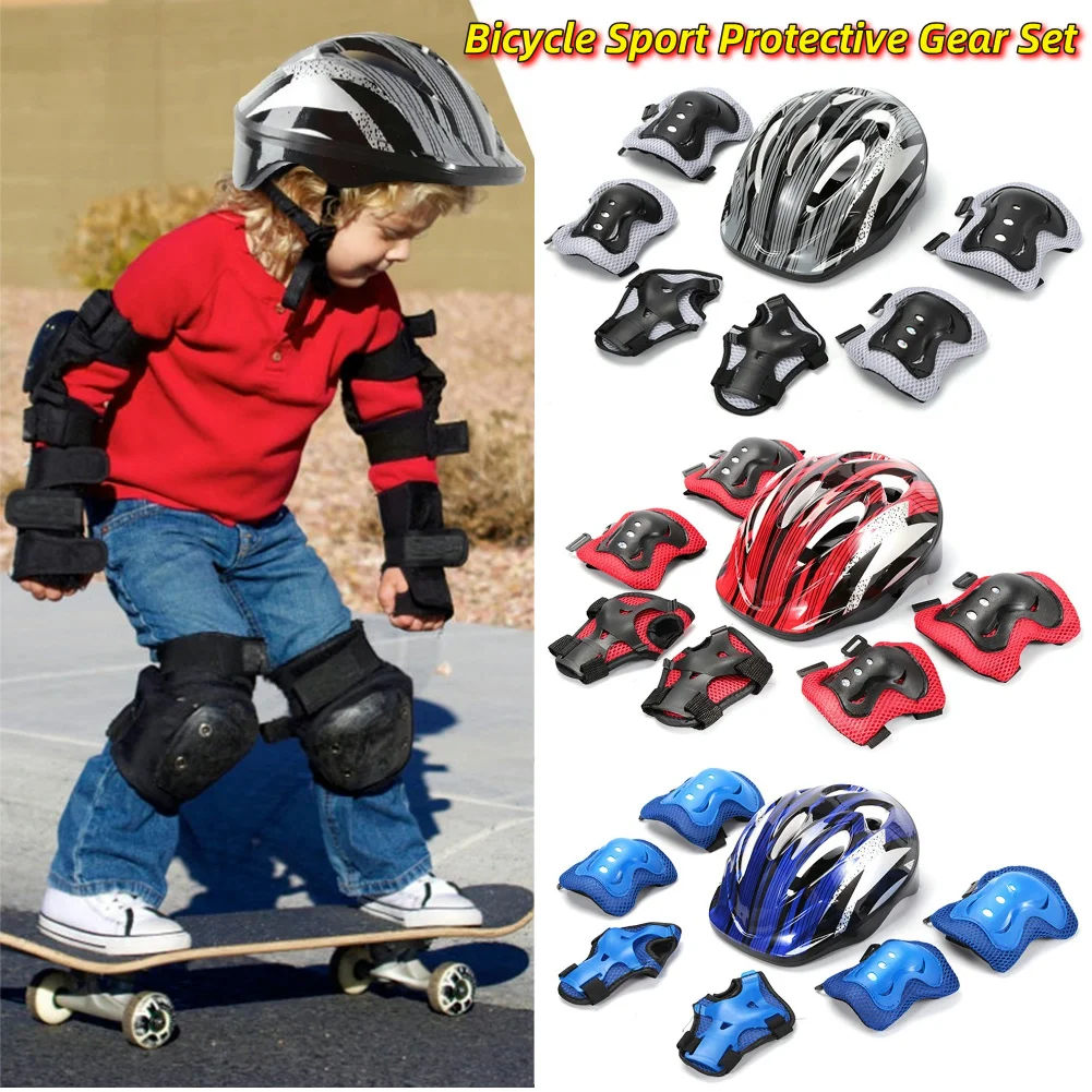 Cycling Protective Gear Kids - Set di Protezioni Sportive per Bicicletta