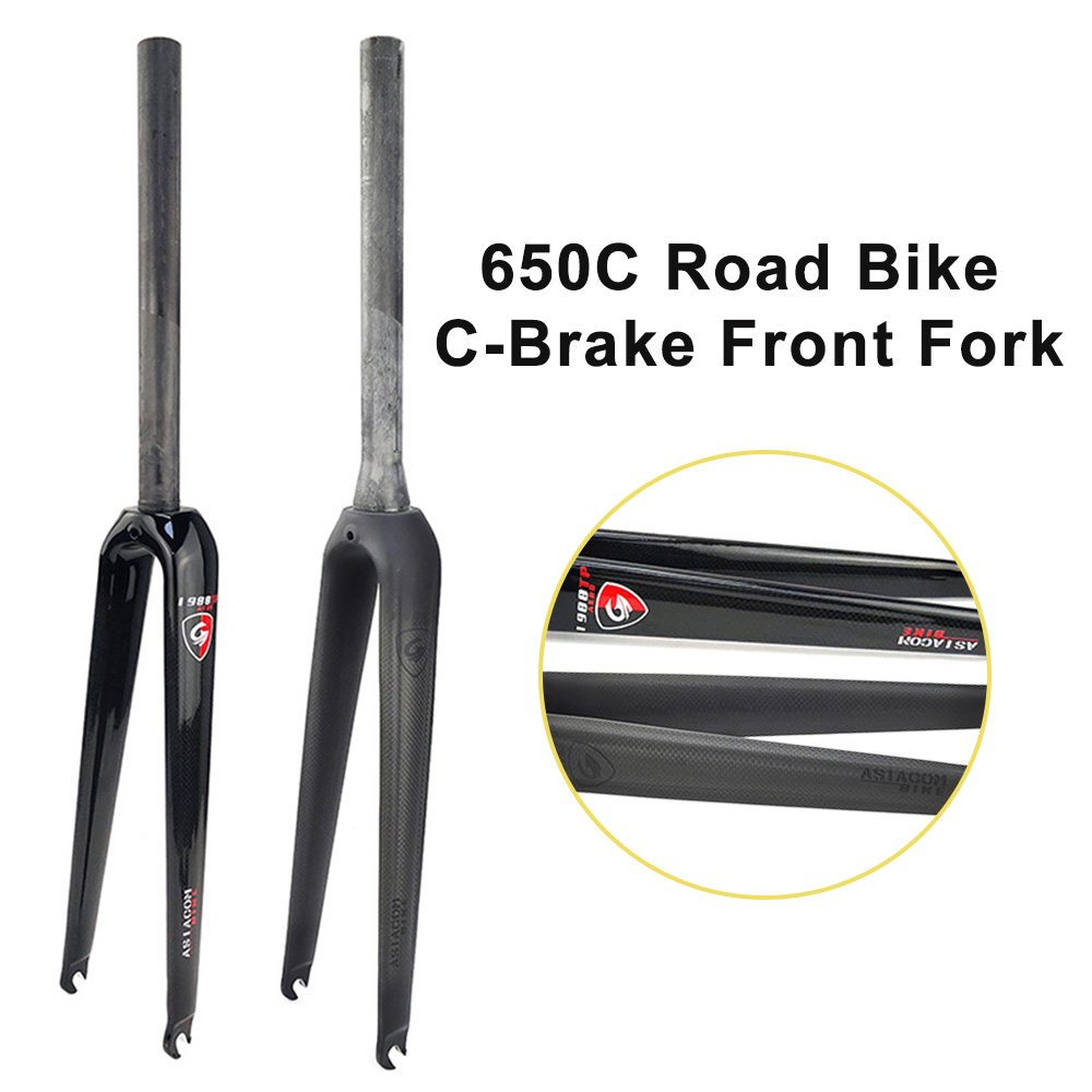 Cycling Gear And Equipment - Forcella Anteriore Rigida in Carbonio 650C