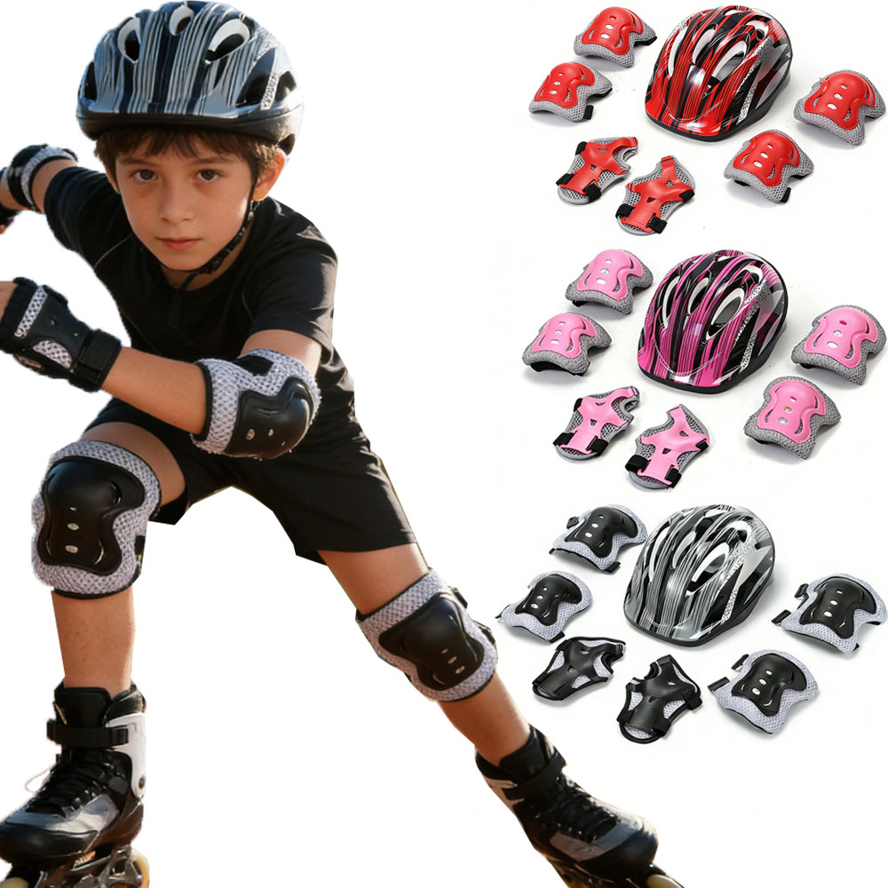 Cycling Protective Gear Kids - Set di equipaggiamento protettivo per sport