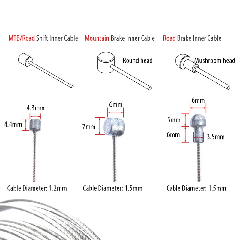 5 pezzi 2M MTB linea freno bic - Cyclo Gear recensione e prezzo
