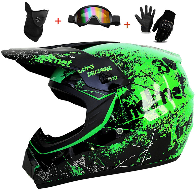Set di 3 Caschi Integrali per  - Cycling Protective Gear Kids recensione e prezzo
