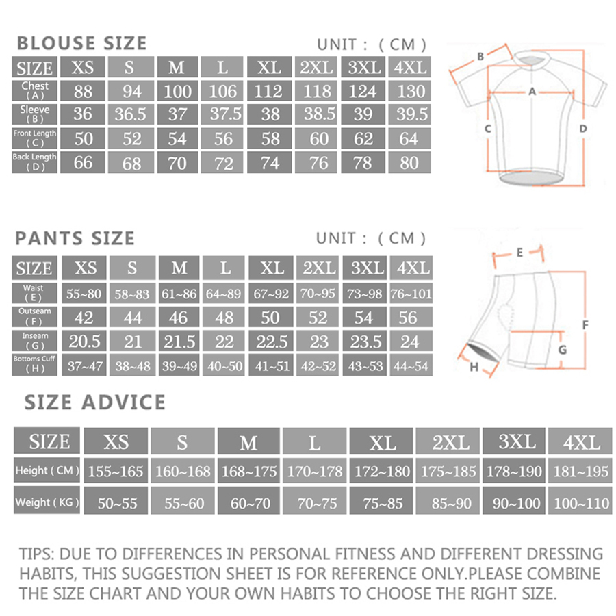 Maglia da ciclismo estiva da u - Cycling Gear Logo recensione e prezzo
